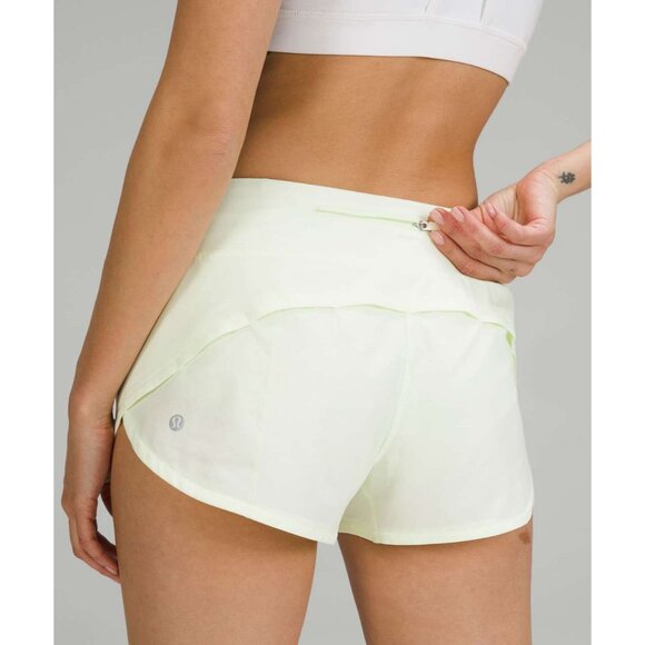 Lululemon Speed Up Low-Rise Lined Short 2.5" in Elixir Womens size 10  W7AVSR - Picture 1 of 16
